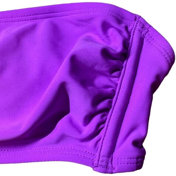 Wild Fable Women's Purple Pull Over Bandeau Bikini Top - Size Small - NWT - Picture 4 of 6